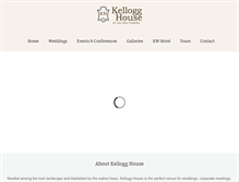 Tablet Screenshot of kellogghouse.com